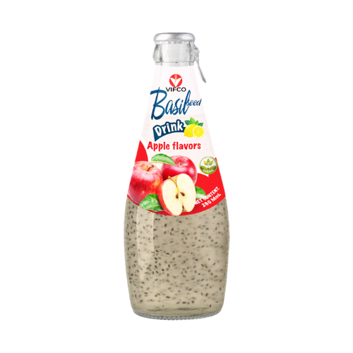 VIFCO Dragon Fruit Basil Seed Drink 290ML Glass Bottle | OEM Beverage Manufacturer - Image 8