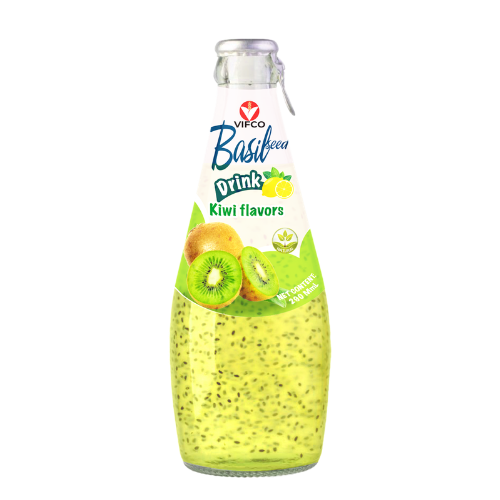 VIFCO Dragon Fruit Basil Seed Drink 290ML Glass Bottle | OEM Beverage Manufacturer - Image 9