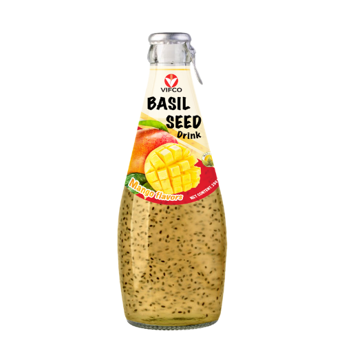 VIFCO Dragon Fruit Basil Seed Drink 290ML Glass Bottle | OEM Beverage Manufacturer - Image 20