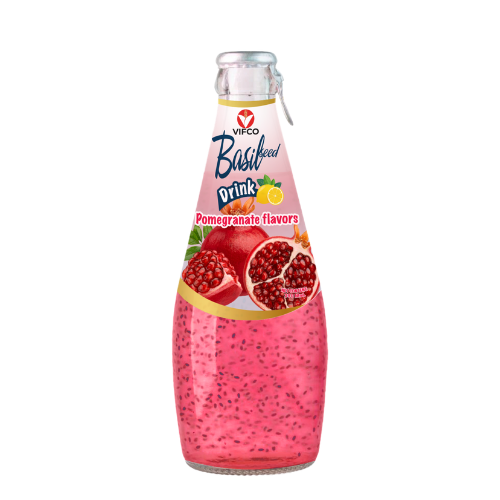 VIFCO Dragon Fruit Basil Seed Drink 290ML Glass Bottle | OEM Beverage Manufacturer - Image 30